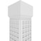 Ekena Millwork Craftsman Classic Square Non-Tapered Manchester Fretwork Column w/ Mission Capital & Mission Base CC1210ENMNCMIMI - alternate 3